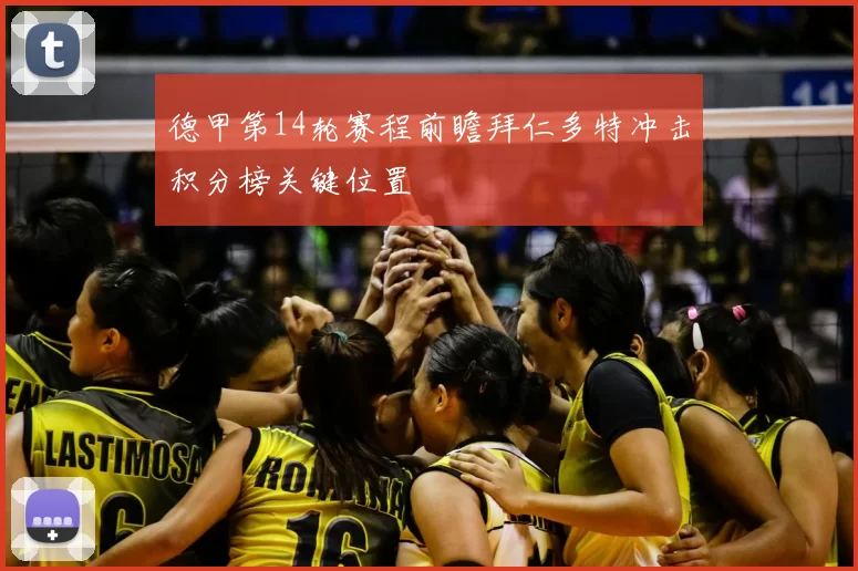 德甲第14轮赛程前瞻拜仁多特冲击积分榜关键位置