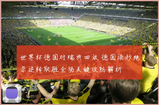 世界杯德国对瑞典回放 德国读秒绝杀逆转取胜全场关键攻防解析